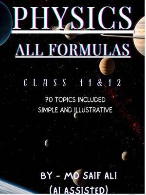 cover image of Physics  All Formulas